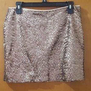 Sequined Mini-skirt.